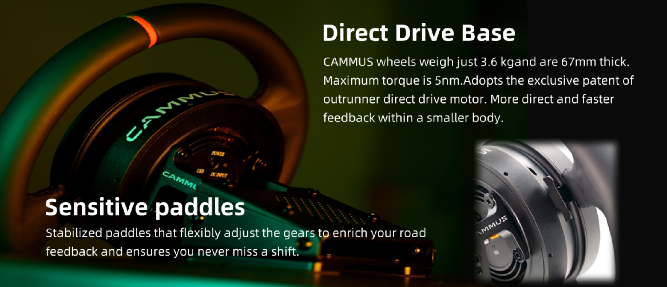 Cammus C5 Direct Drive Bundle Special $580.00