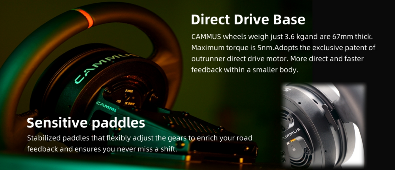 Cammus C5 Direct Drive Bundle Special $690.00 Inc Freight