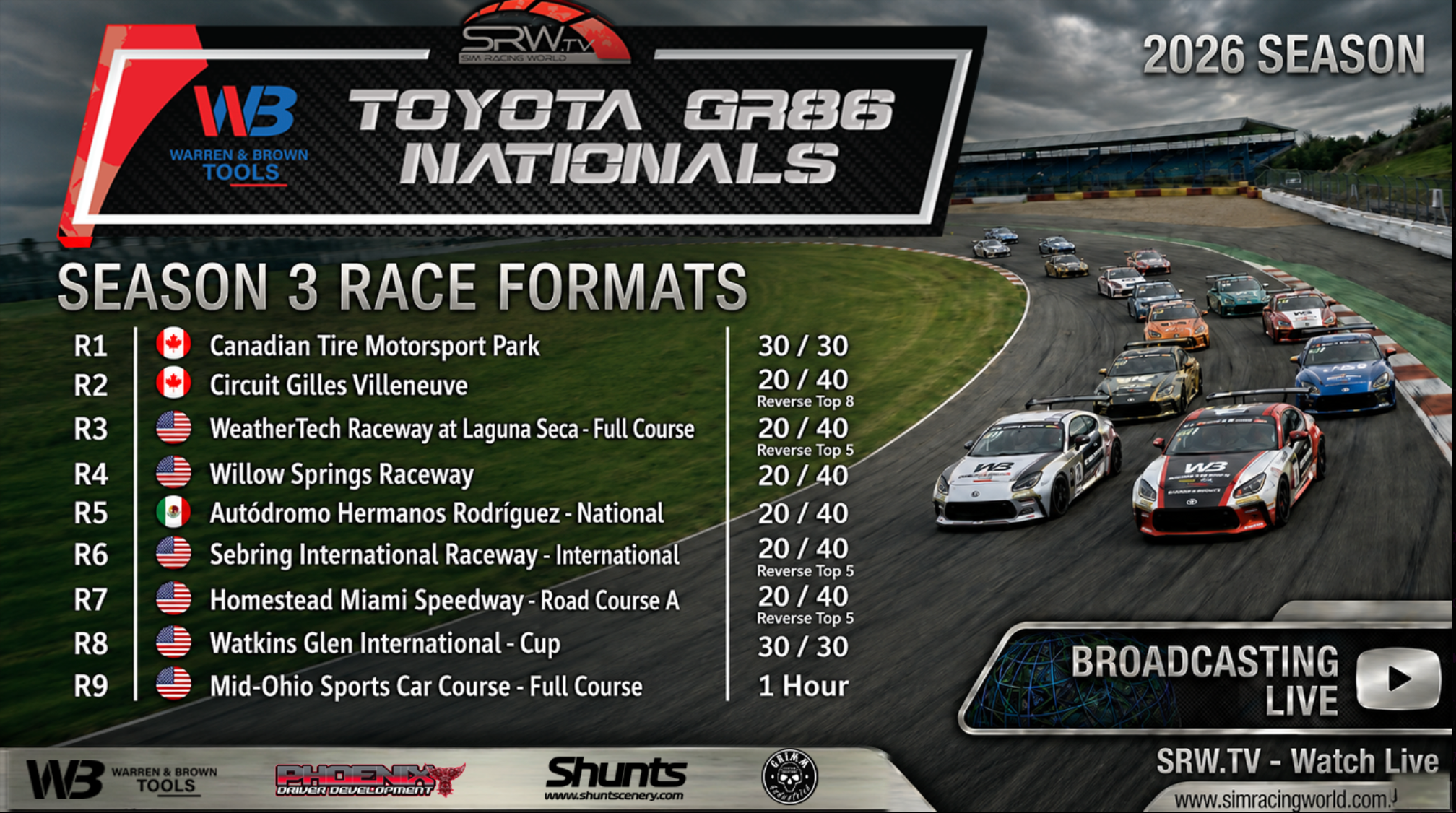 SEASON 3 OPEN. Sim Racing World Season 3 Subscription 2026 – Join the Action Live!